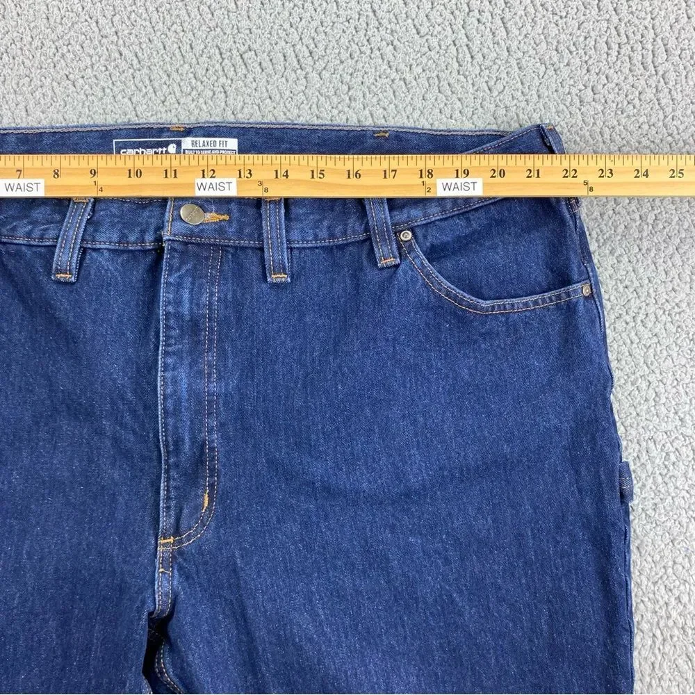 Carhartt Men's Relaxed Fit Straight Leg Rugged Flex Utility Jeans  |  Size:  44
